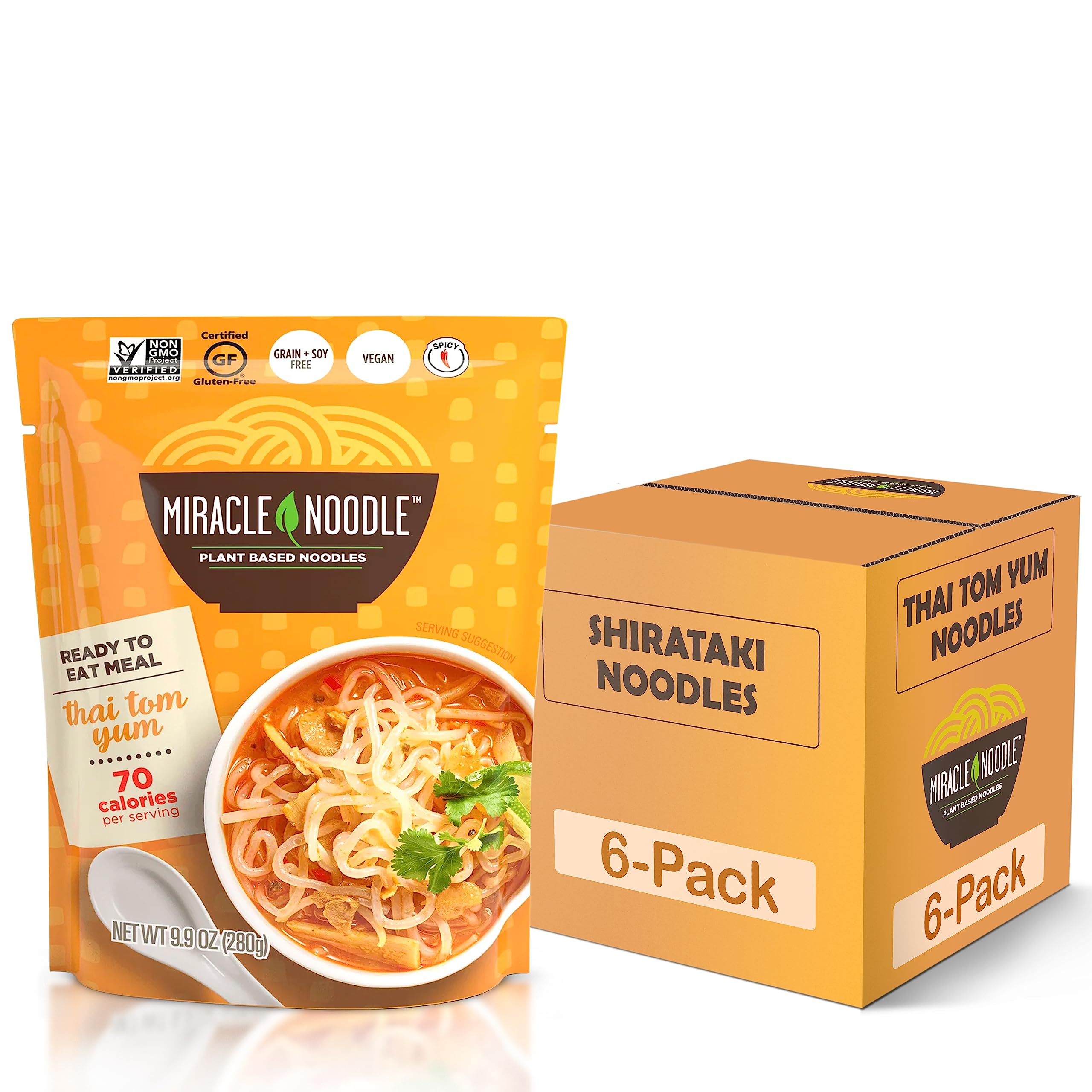 Amazon.com: Miracle Noodle Thai Tom Yum Ready To Eat Meal, 10 Oz
